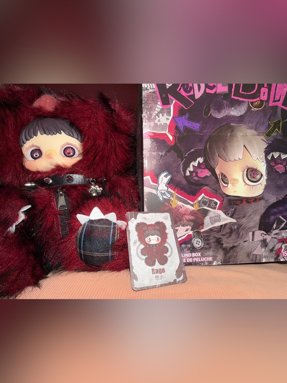 Maymei Rebel Doll 400% Plush Blind Box Series - Kawaii Vinyl Plushie Backpack - Picture 3 of 7